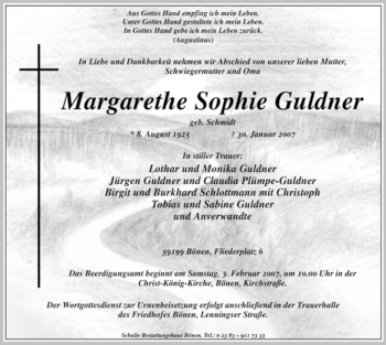 Traueranzeige von Augustinus Augustinus von WESTFÄLISCHER ANZEIGER