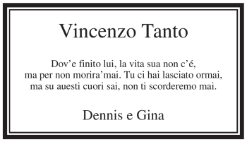 Traueranzeige von Vincenzo Tanto von WESTFÄLISCHER ANZEIGER