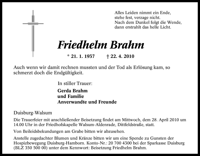  Traueranzeige für Max Mustermann vom 01.01.2006 aus WESTFÄLISCHER ANZEIGER