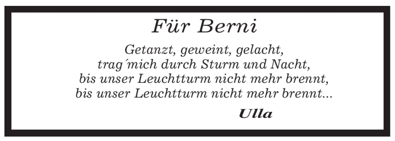  Traueranzeige für Max Mustermann vom 01.01.2006 aus WESTFÄLISCHER ANZEIGER