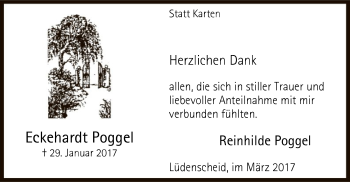 Traueranzeige von Eckehardt Poggel von MZV