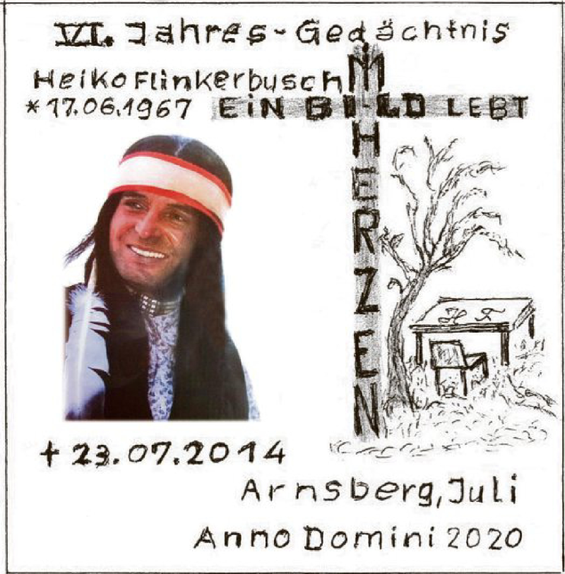  Traueranzeige für Heiko Flinkerbusch vom 01.08.2020 aus WA