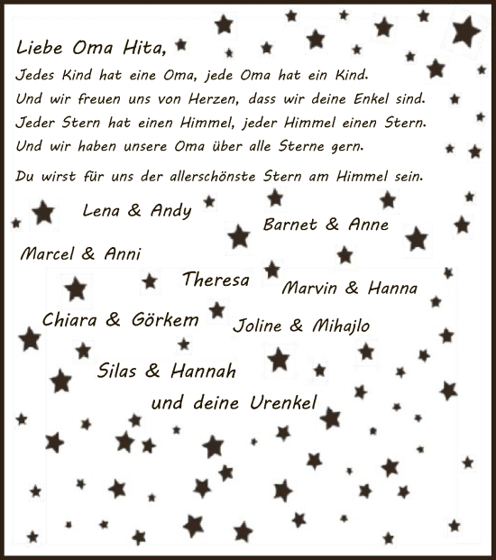 Traueranzeige von Marita Koslowsky von WA