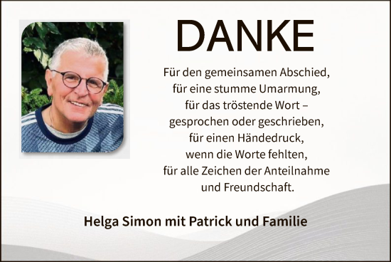 Traueranzeige von Michael Simon von WA