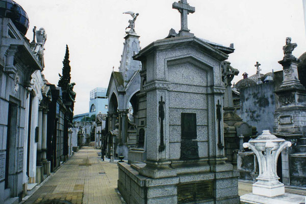 Der Friedhof La Recoleta in Buenos Aires Bild 1