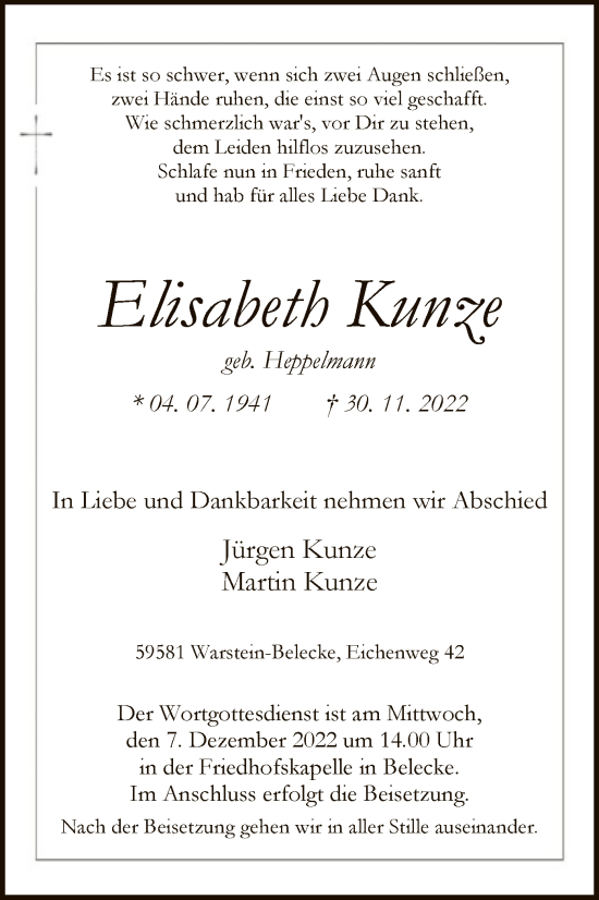 Zur Gedenkseite von Elisabeth