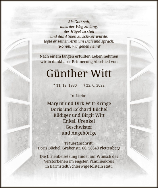 Zur Gedenkseite von Günther