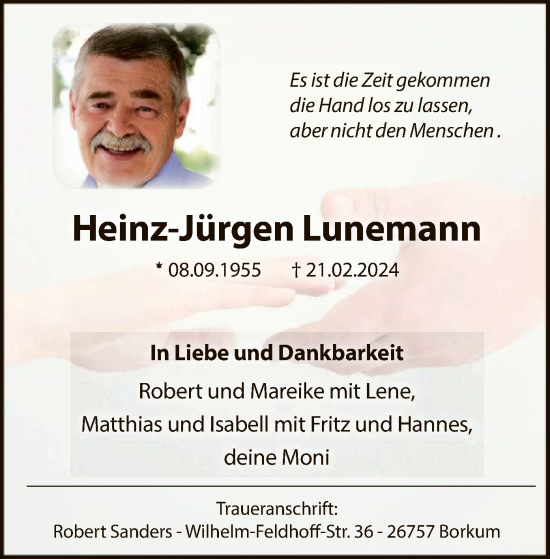 Zur Gedenkseite von Heinz-Jürgen
