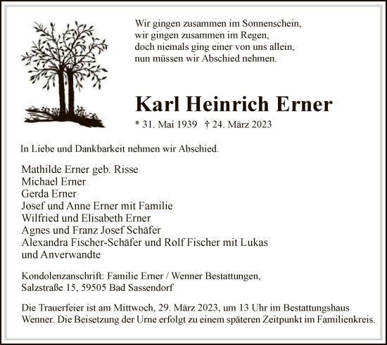 Zur Gedenkseite von Karl Heinrich