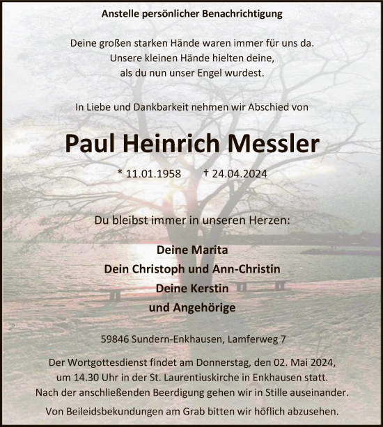 Zur Gedenkseite von Paul Heinrich