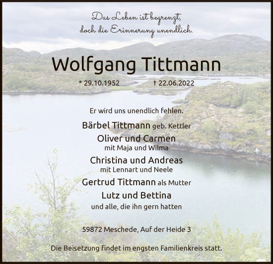 Zur Gedenkseite von Wolfgang